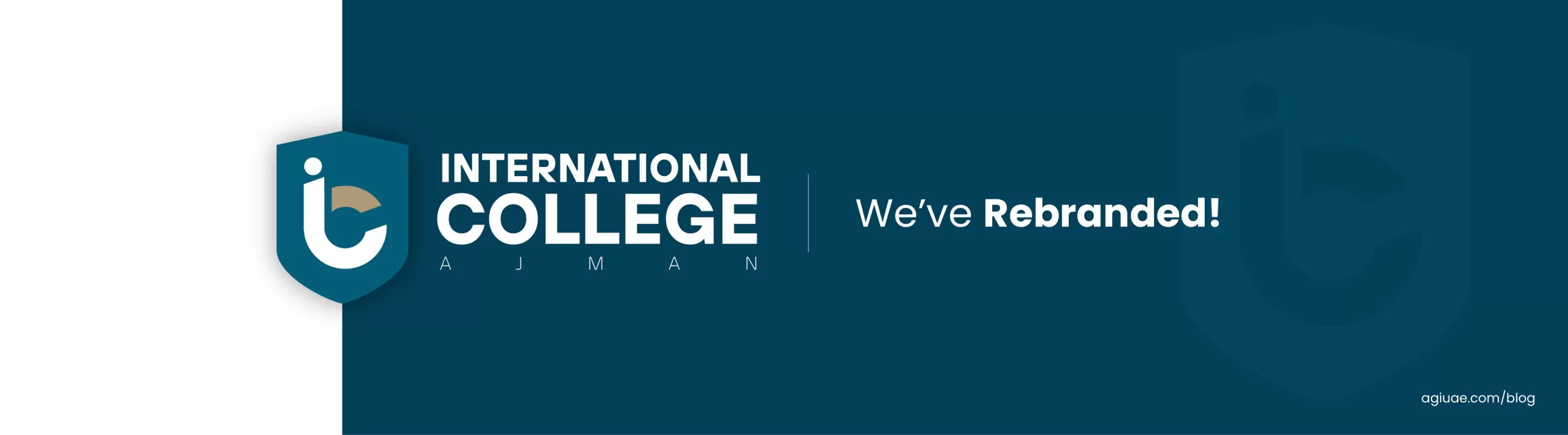 Ajman’s renowned higher educational institution - International College of Law Business Administration and Technology got a branding facelift.